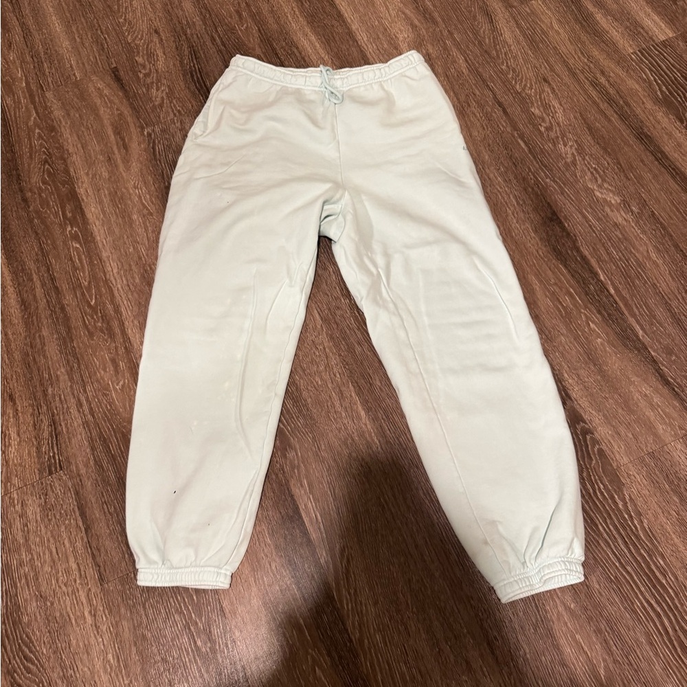 Aritzia Mint Green Track Pants